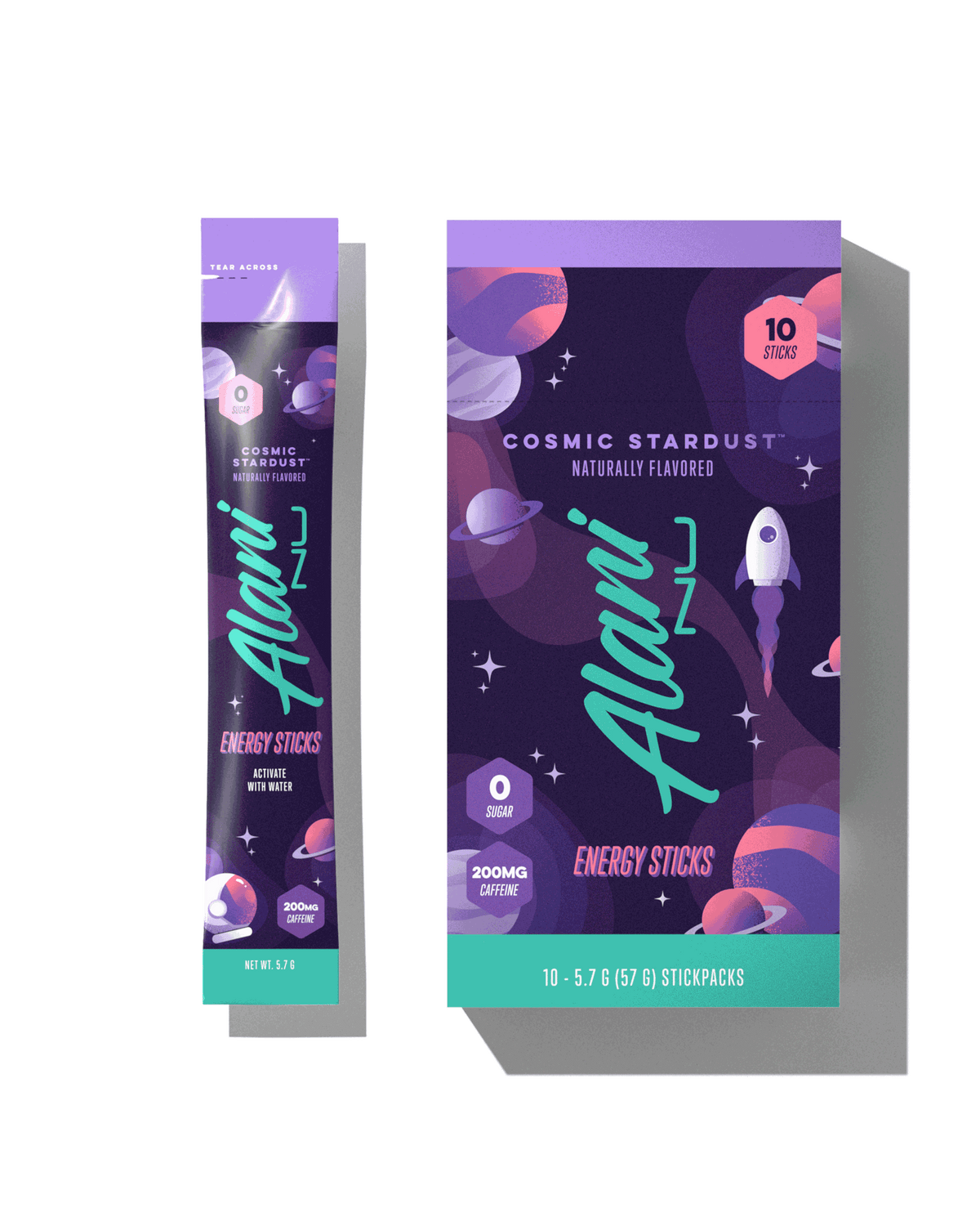 A 10 pack of Energy Sticks in Cosmic Stardust flavor. 