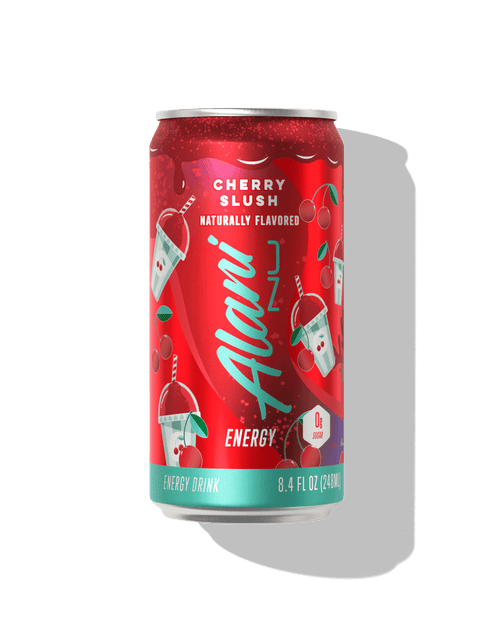A 8.4 fl oz Mini Energy Drink in Cherry Slush flavor.