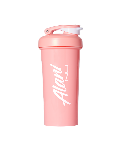 Good Energy pink shaker. 